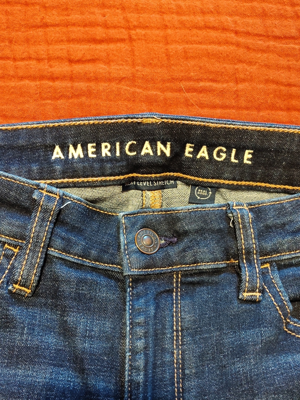 American Eagle Outfitters Women's Blue Stretch Slim Jeans